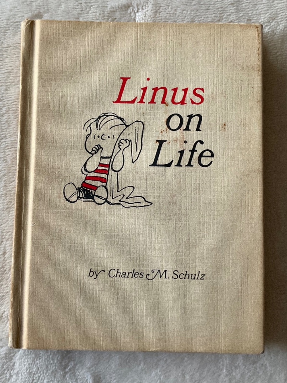 VTG- 1960s peanuts Linus on life hardcover Charles Schulz